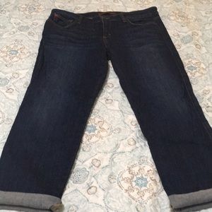 Joe cropped boyfriend jeans